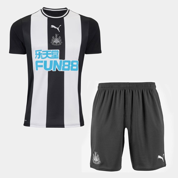 Camiseta Newcastle United Primera Niños 2019-2020 Blanco Negro